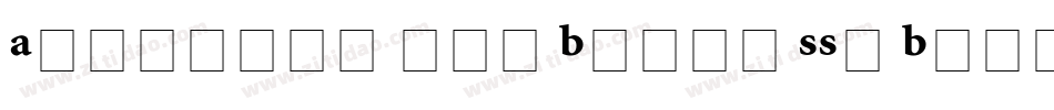 Atlantix Pro Black SSi Bold Italic字体转换